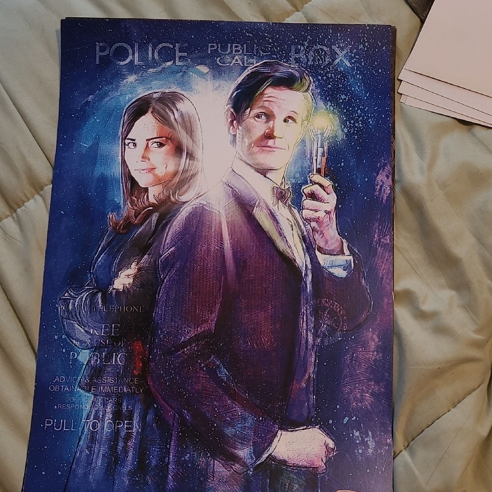 Doctor Who Poster with Characters